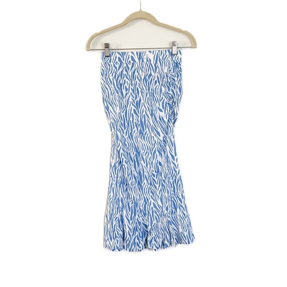 Diane von Furstenberg for Target A-Line Sea Twig Blue Skirt Size XXS - Picture 6 of 7